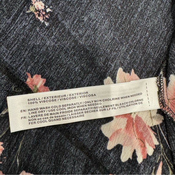 Worn twice: Juniors XS Band of Gypsies Floral Boho Off Shoulder High Low… - Picture 2 of 8